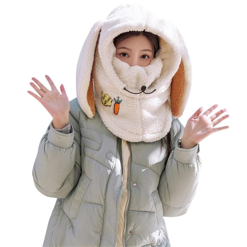 Winter Cycling Commute - 400A Thicken Women Hat Neck Warmer