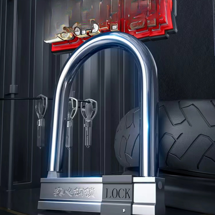 Chain Lock Combination - Glass Door U-Shaped Password Lock Shop