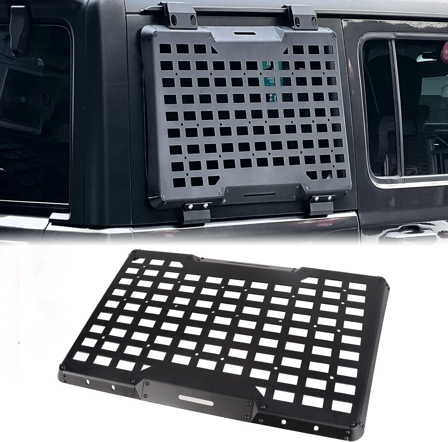 Cargo Rack Aluminum - Rear Right Window Molle Panel Modular