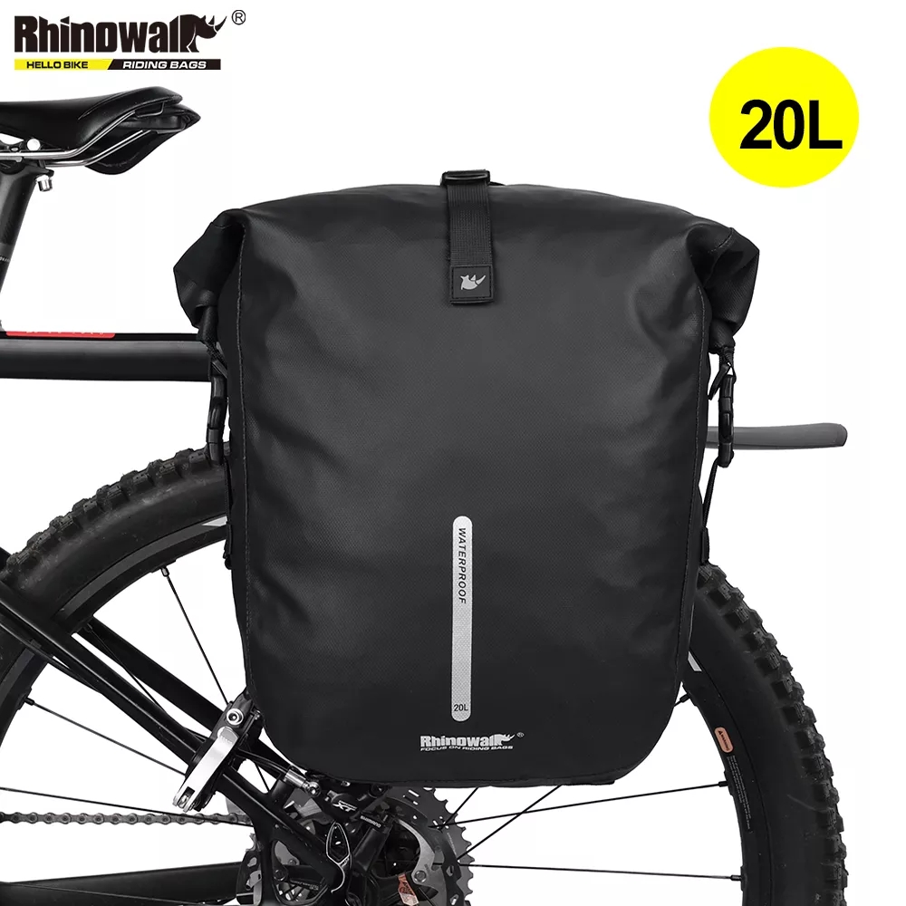 Cycling Commute Backpack - Rhinowalk Waterproof Bike Pannier Backpack 20L