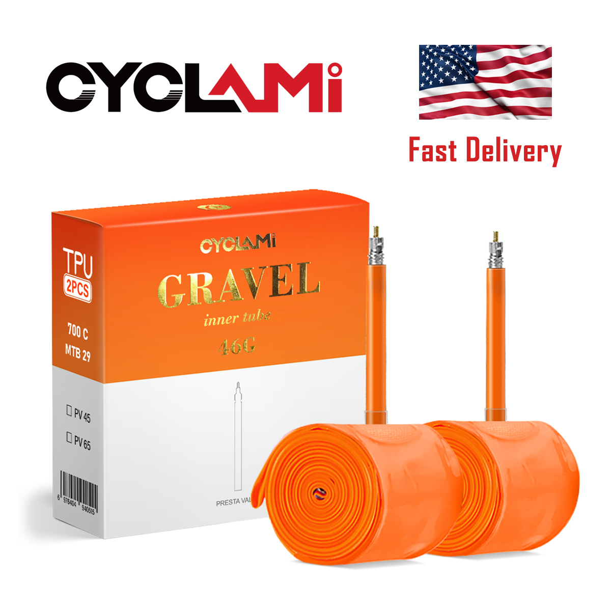 Inner Tube 700C - CYCLAMI Ultralight Gravel Road MTB 29