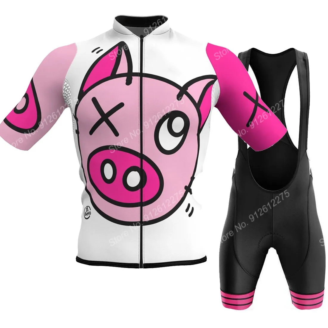 Set Cartoon Comic Pig 2023 Cyc - Cycling Commute Shorts 评论和价格