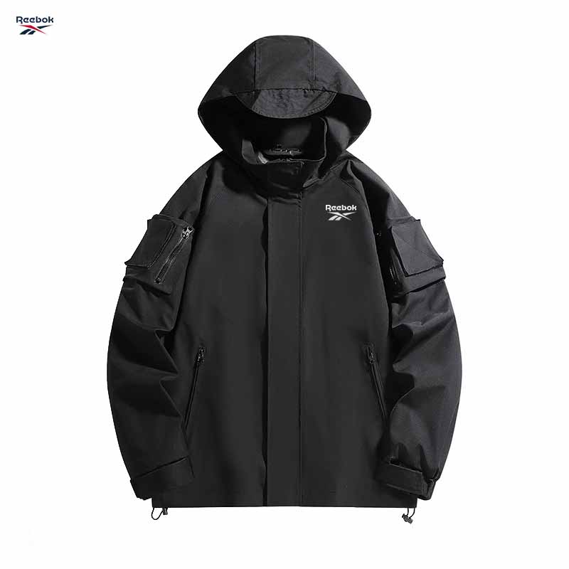 Reebok logo men's outdoor cycl - Cycling Rain Jacket Commute 评论和价格