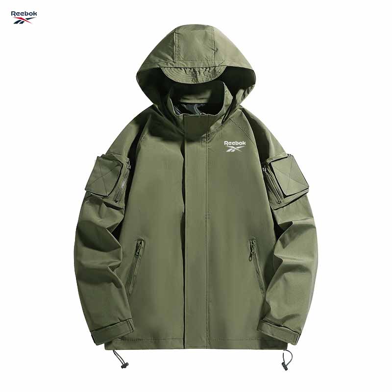 Reebok logo men's outdoor cycl - Cycling Rain Jacket Commute 评论和价格