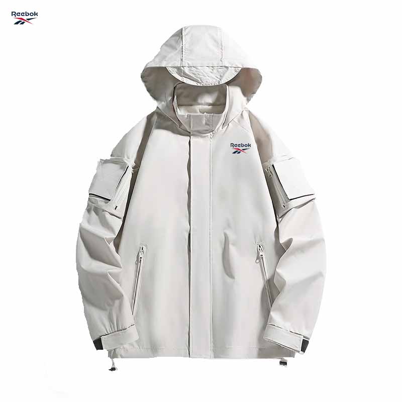 Reebok logo men's outdoor cycl - Cycling Rain Jacket Commute 评论和价格